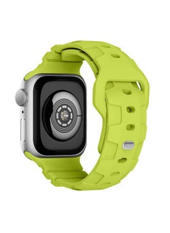 Recoppa Compatible with Apple Watch Band 49mm 45mm 44mm 42mm Band for Men Women, Soft Silicone Replacement Bands for iWatch Ultra 2 Series 9/8/7/6/5/4/SE, Bright Green 42mm/44mm/45mm/49mm  - Image 1
