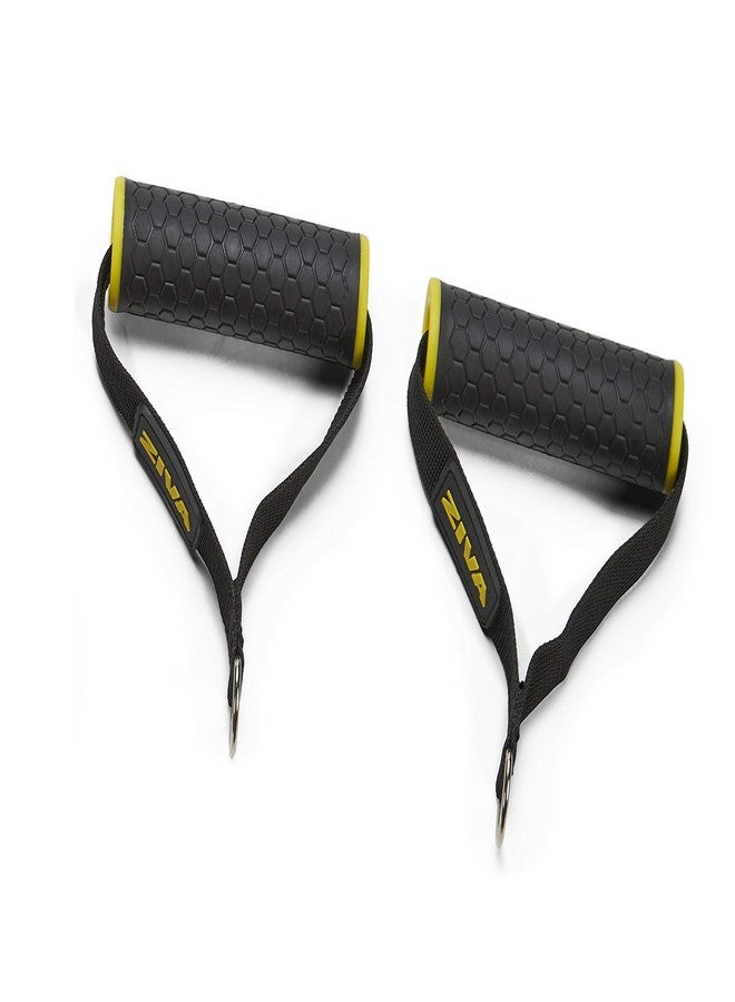 ZIVA Performance Power Resistance Band Set - Multiple TPR Exercise Bands (10, 15, 20, 33 lb) for Resistance Training with Ankle Straps, Door Anchor System - Portable Home Gym Accessories - Image 3