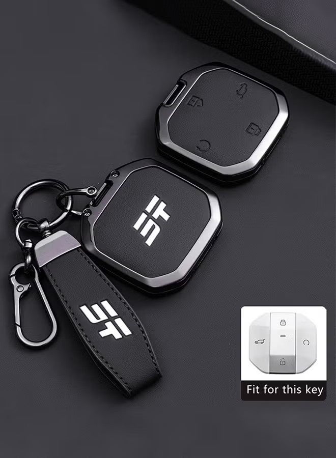 GMORO Zinc Alloy Car Key Cover for Jetour Traveller T1 T2 2025+ 2026 Freedom Freer Remote Case Shell Keychain Holder Fob Accessories - Image 2
