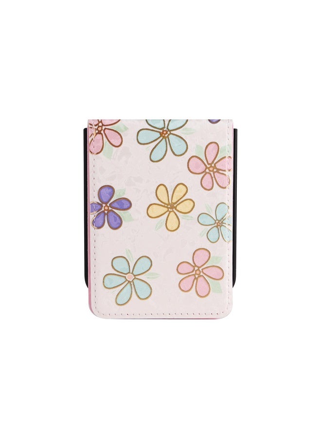 BURAQ Case Cover For Samsung Galaxy Z Flip6 / Flip7 FE Printed Double Buckle RFID Anti-theft Phone Case(Blossoming Flowers) - Image 3