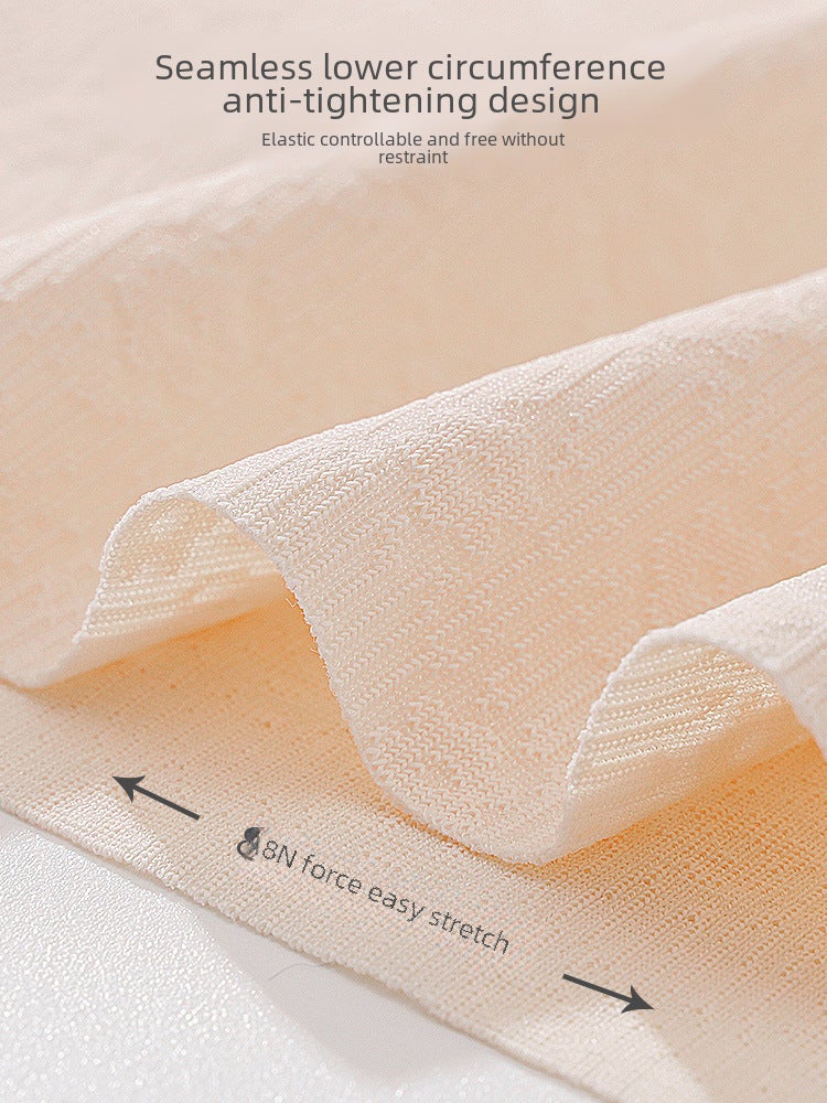 Strict selection of girls vest development period 7-12 years old primary school underwear female children junior high school anti-bump girl bra 6817# White  - Image 5