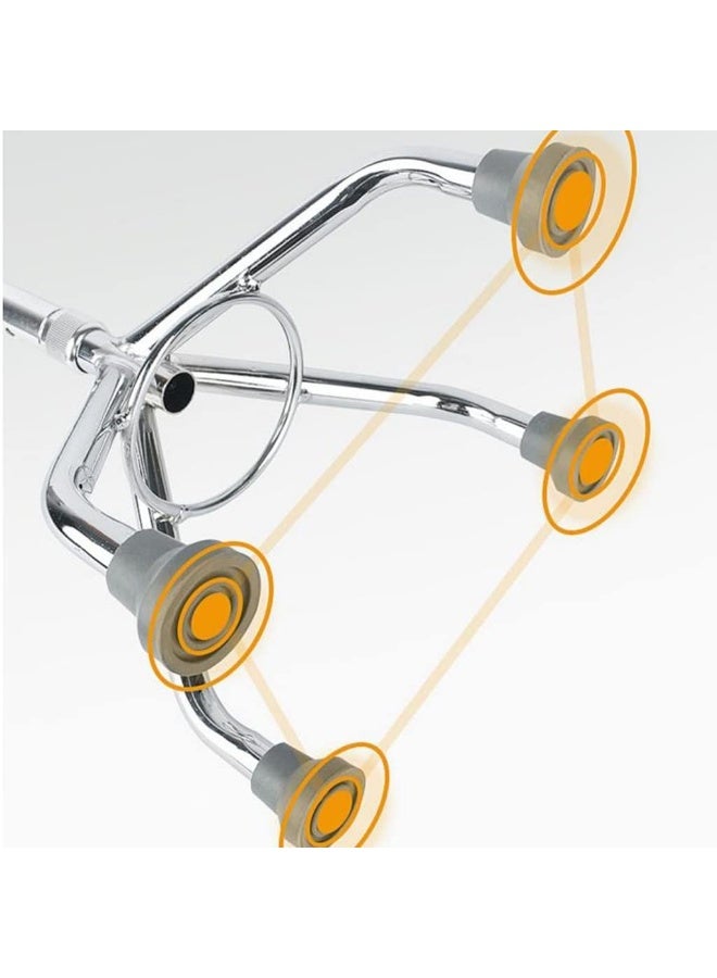 Stainless Steel Imported four-sided walking stick - a medical four-sided crutch made of strong stainless steel - Image 4