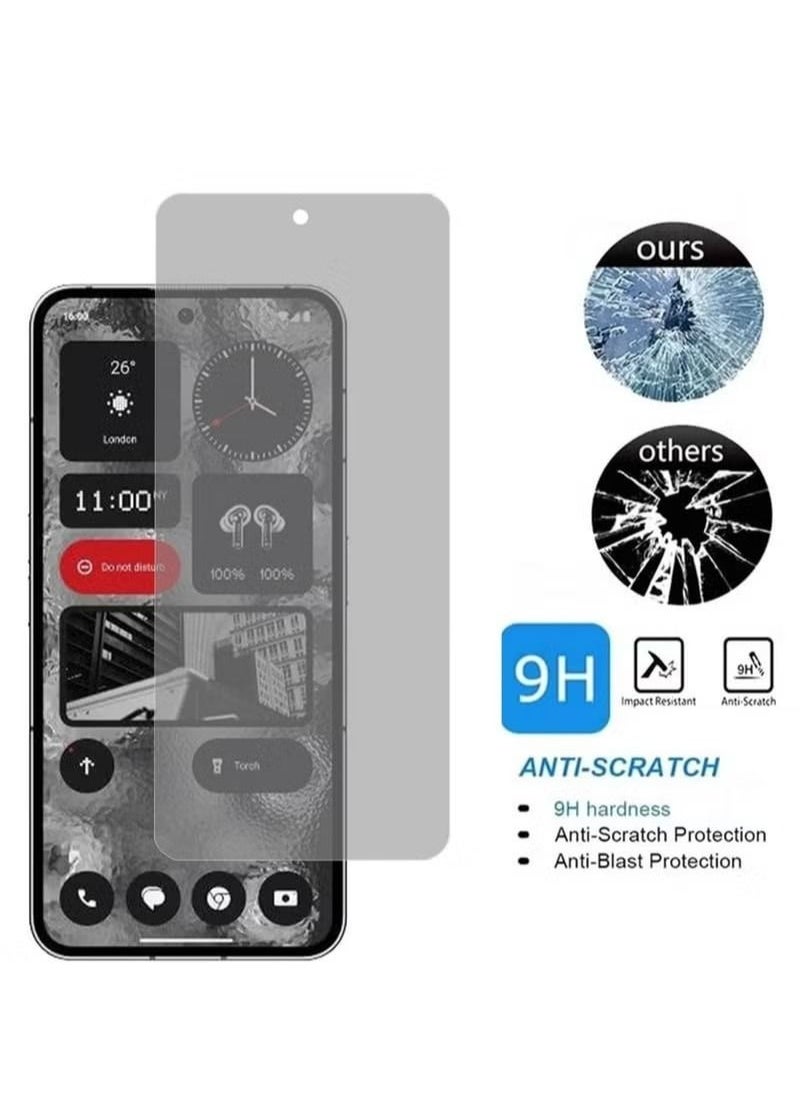 Privacy Screen Protector Compatible with Nothing Phone 2,Privacy Tempered Glass Screen Protector Anti-Peep Full Coverage Anti Spy Tempered Glass Film Privacy Protector