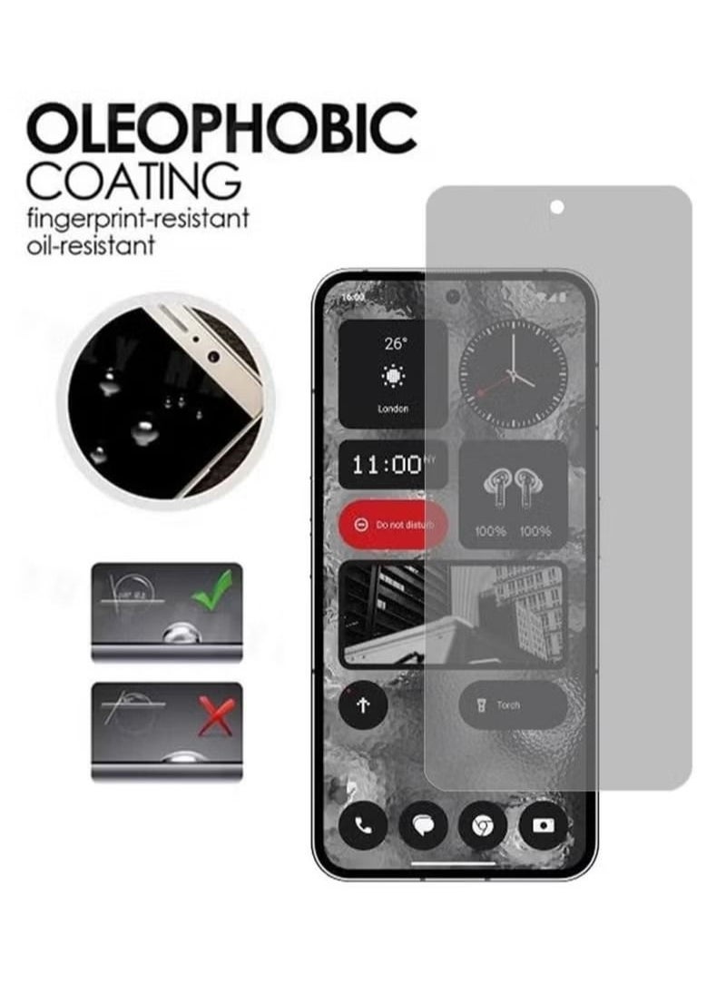 Privacy Screen Protector Compatible with Nothing Phone 2,Privacy Tempered Glass Screen Protector Anti-Peep Full Coverage Anti Spy Tempered Glass Film Privacy Protector