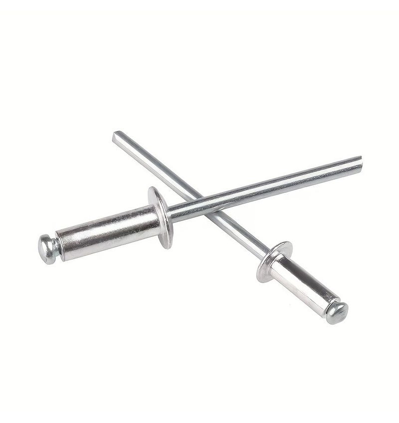 Silvery Dome Head Pop Rivets 1/8 Inch X 1/4 Inch 3.2mm X 6mm Pack Of 100 - Image 4