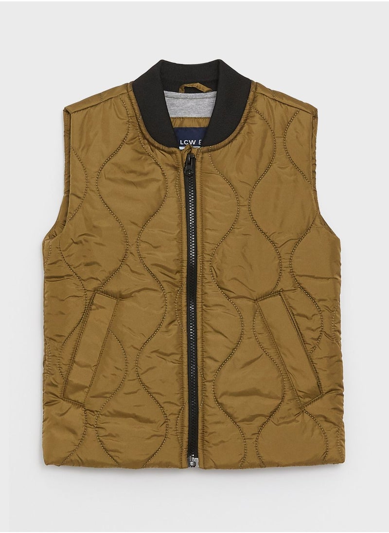 LC WAIKIKI - Kids Patterned Puffer Vest - Image 1