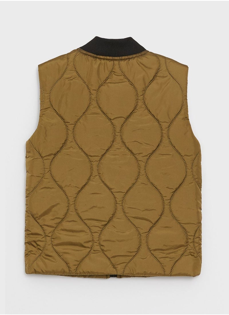 LC WAIKIKI - Kids Patterned Puffer Vest - Image 1