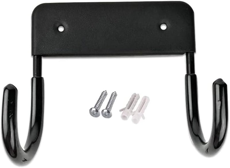 حامل لوح الكي الحائطي من الفولاذ الأبيض مع رف تخزين وخطافات - Image 3