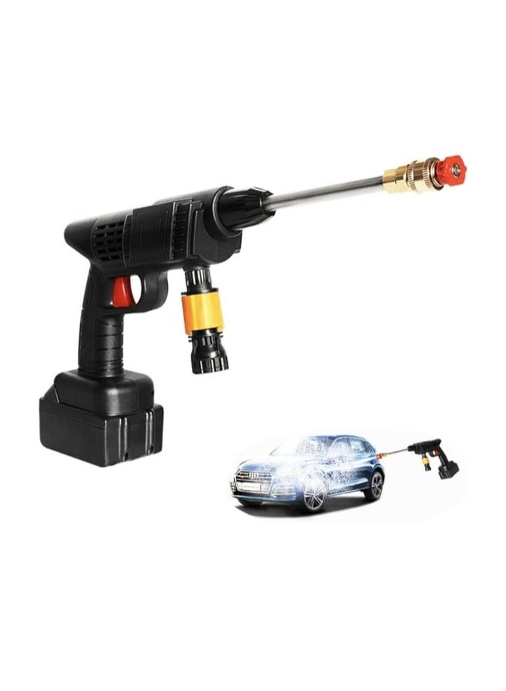 48V Cordless Pressure Washer, 30Bar Pressure Water Spray Gun, 48V Lithium Battery Lasts for Long Time with Fully Charged, Portable High Pressure Car Washer for Car/Fence/Wall/Deck Cleaning (48V)  - Image 1