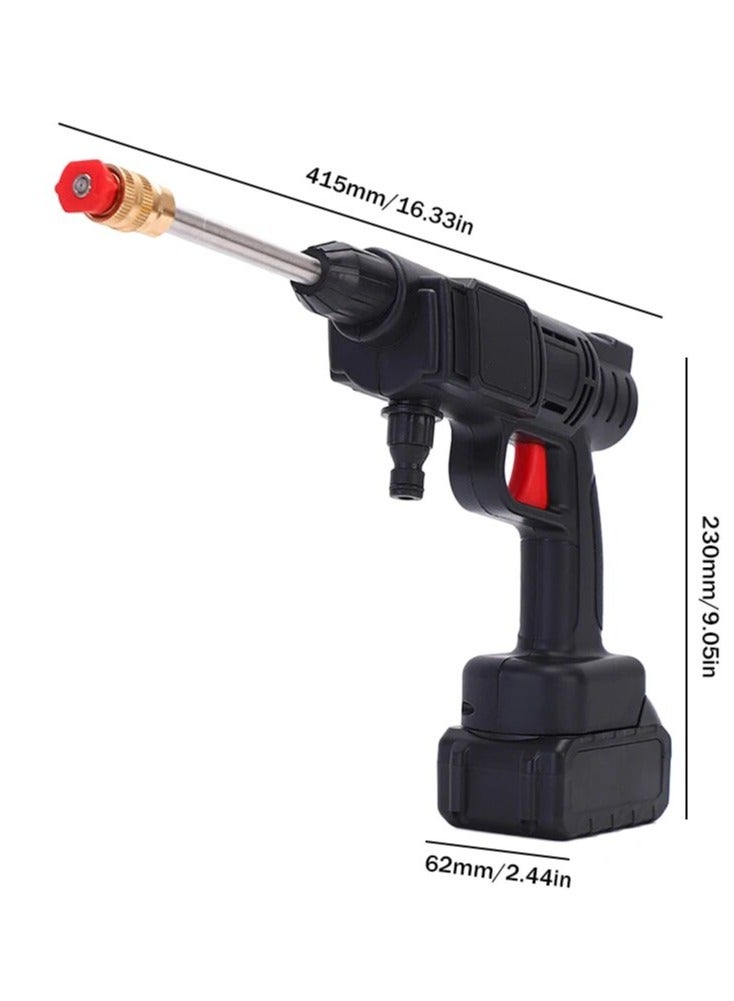 48V Cordless Pressure Washer, 30Bar Pressure Water Spray Gun, 48V Lithium Battery Lasts for Long Time with Fully Charged, Portable High Pressure Car Washer for Car/Fence/Wall/Deck Cleaning (48V)  - Image 2