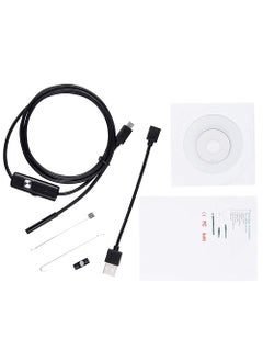 MatLogix MatLogix Waterproof Endoscope Mini HD Snake Tube 55 Mm Lens USB Inspection 6 LED Borescope Security Camera with 5m Wire for Android Phone PC and Notebook Black  - Image 4