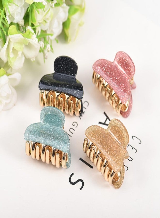 Xiwstar 6pcs Mini No-Slip Grip Jaw Hair Clips Acrylic Hair Claws Pins Clamps for Girls and Women - Image 4