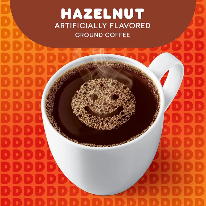 Dunkin' Hazelnut Flavored Ground Coffee, 12 Ounce (Pack of 1) - Image 4