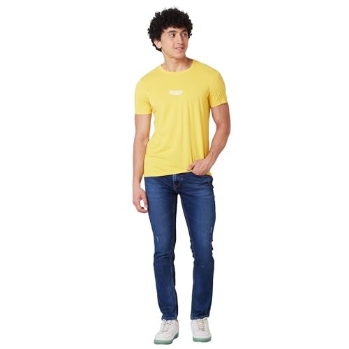 Spykar Mid Rise Regular Fit Blue Jeans for Men (Size: 30)-MDRO1BD012_Dark Blue - Image 2