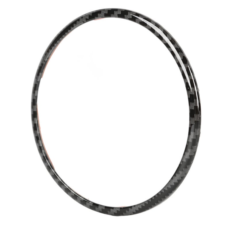 Steering Wheel Emblem Ring: ABS Carbon Fiber Style Trim - Scratch Protection & Easy Install Steering Wheel Trim for Mazda 3 2017-2018, Mazda 6 2016-2021, Mazda CX-3 CX-5 CX-9 Car Interior Upgrade - Image 2