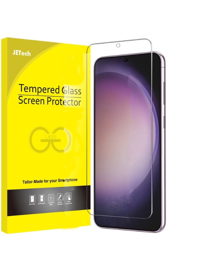 واقي شاشة زجاجي مقوى لهاتف سامسونج جالاكسي S23 فائق الوضوح، شفاف، صلابة 9H، مقاوم للخدش، فيلم حماية