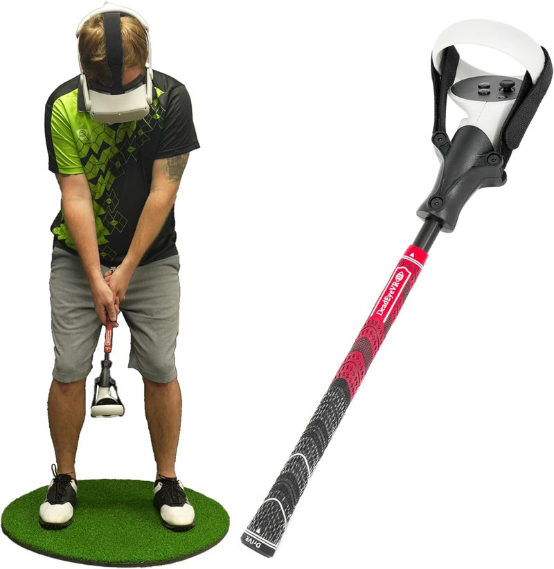 DeadEyeVR - DriVR Golf Club for Quest - Realistic VR Golf Simulator Handle - Weighted VR Golf Club Grip for Enhanced Play (Standard - Q2) - Image 1