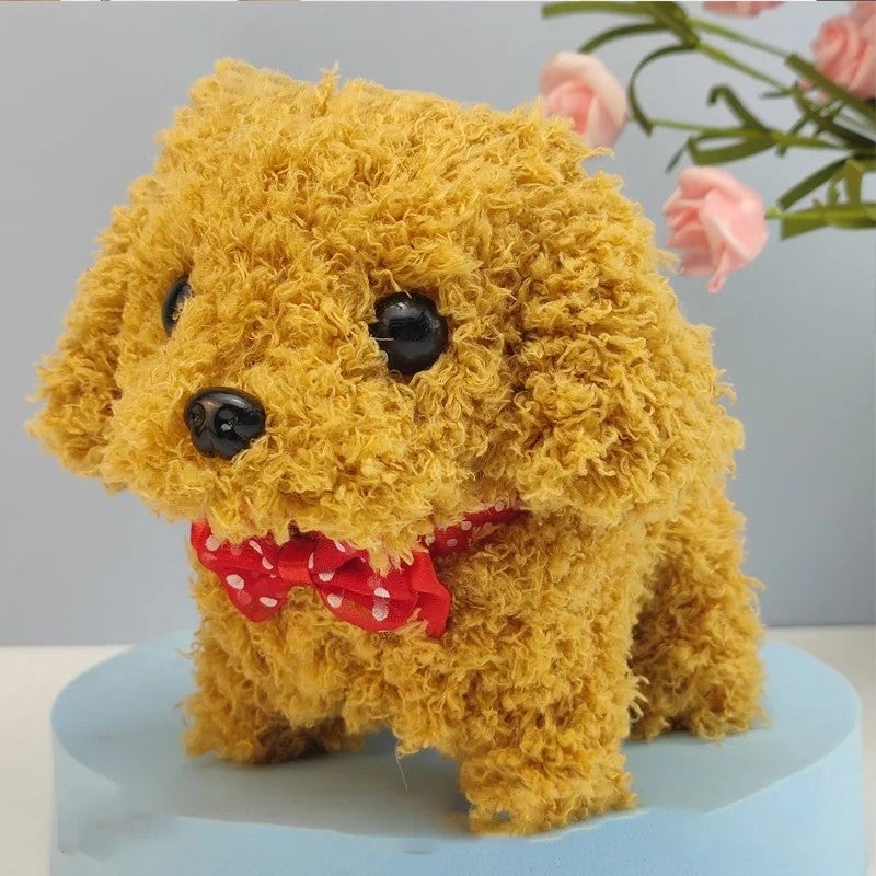 Y&D Cute Funny Kids Animal Electric Plush Toys – Walking & Barking Interactive Electronic Dog Plush Toy for Boys and Girls - Image 4