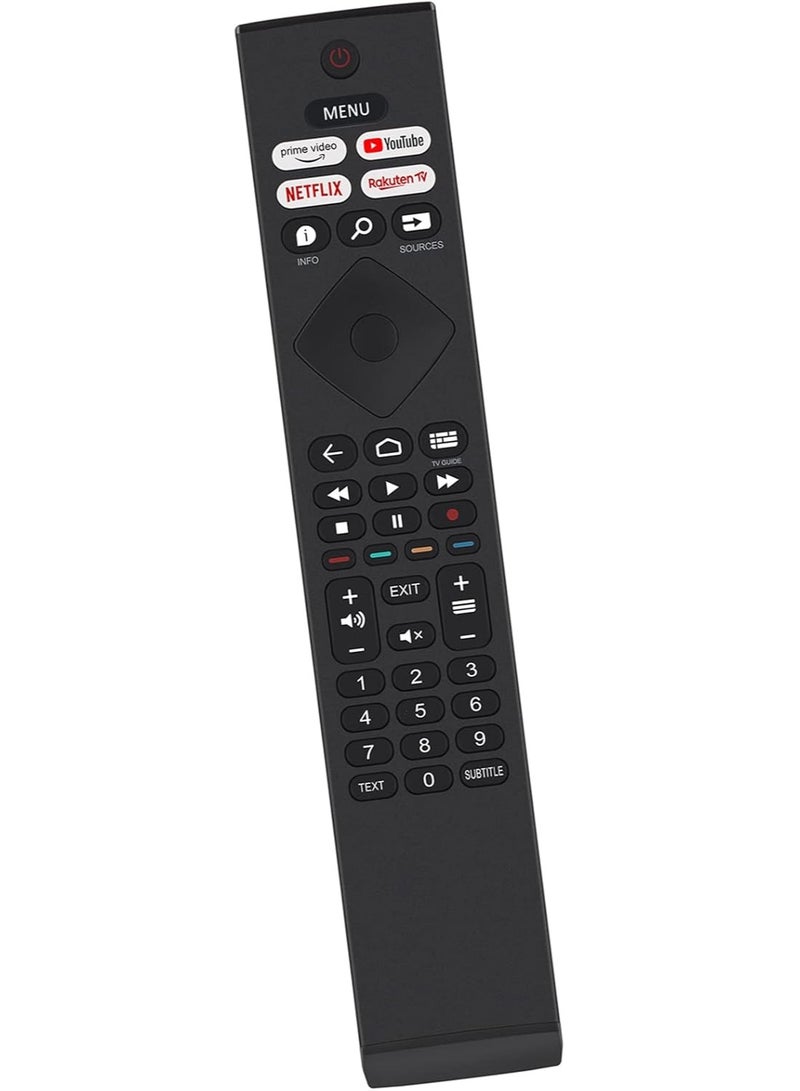 ELTRAZONE Remote Control HR45B GJ02 Replacement for Philips LED 4K UHD TV 50PUS7406 43PUS7406 55PUS7406 65PUS7406 50PUS7406/12 55PUS7406/12 43PUS7406/12 43PUS7406/12 65 740 6/12 with battery - Image 3