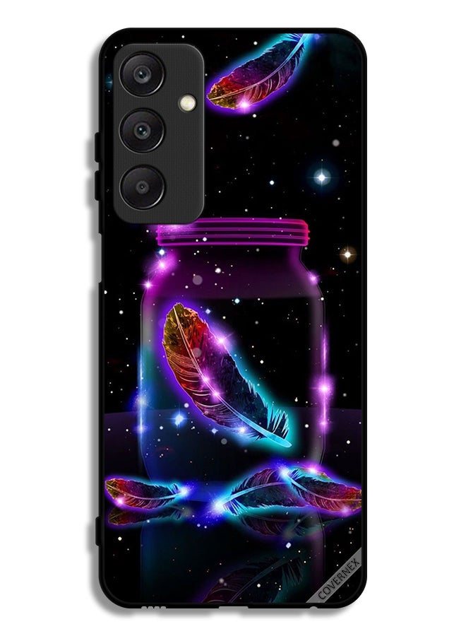 Covernex Samsung Galaxy A25 5G Protective Case Cover Feathers In Jar - Image 1