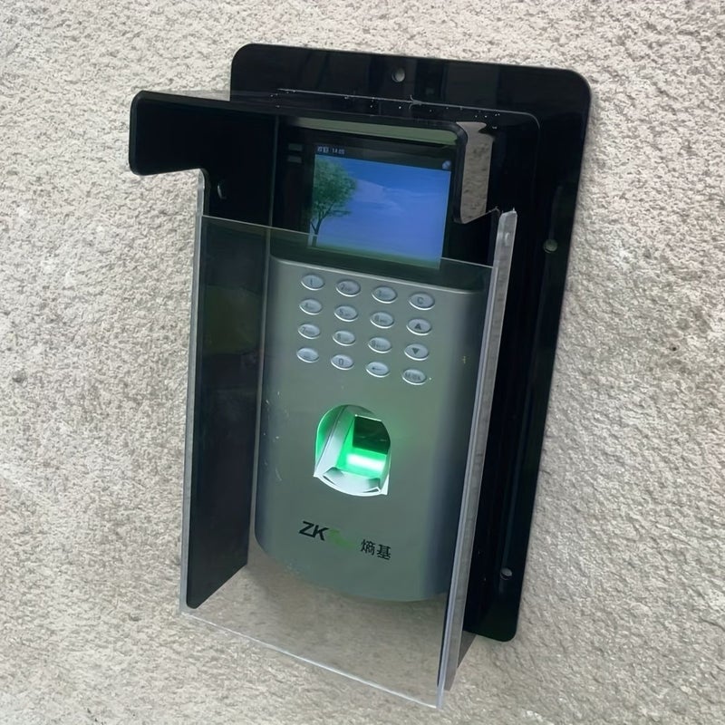 Black Weatherproof Rain Shield for Outdoor Keypads Ring Doorbells 7 67 x 5 11 Inch - Image 2