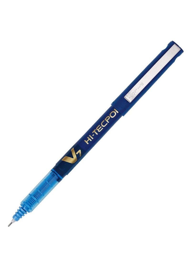 PILOT - 12-Piece V7 Fine Rollerball Pen Blue Ink - Image 1