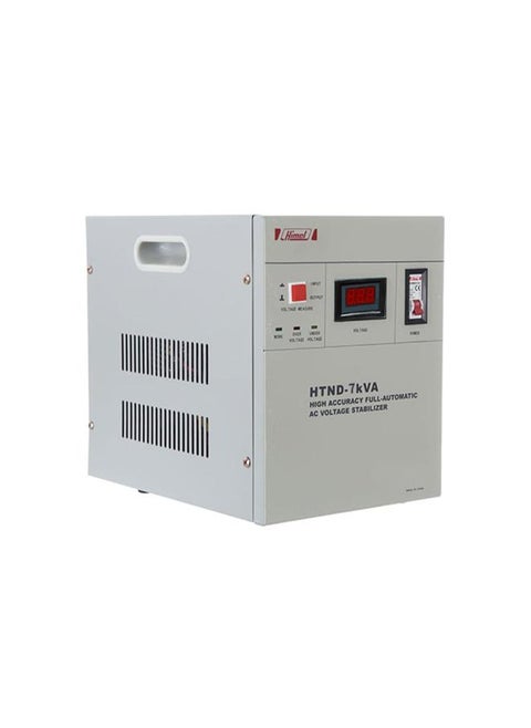 Himel 7 Kva Voltage Stabilizer, Htnd, Terminal Connect, 220 V Output, Digital Meter, With 1 Fan