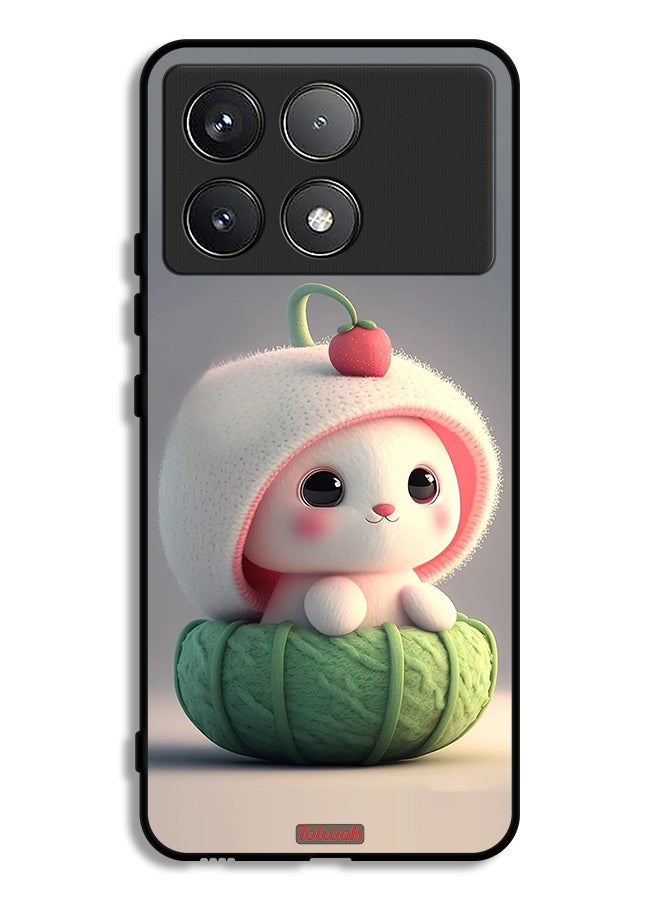 Tolwak Xiaomi Poco F6 Pro Protective Case Cover Cute Little Rabbit - Image 1