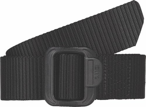 5.11 Tactical Unisex TDU Belt, 1.5 Inches Wide, Durable Nylon, Style 59551, Black, X-Large - Image 1