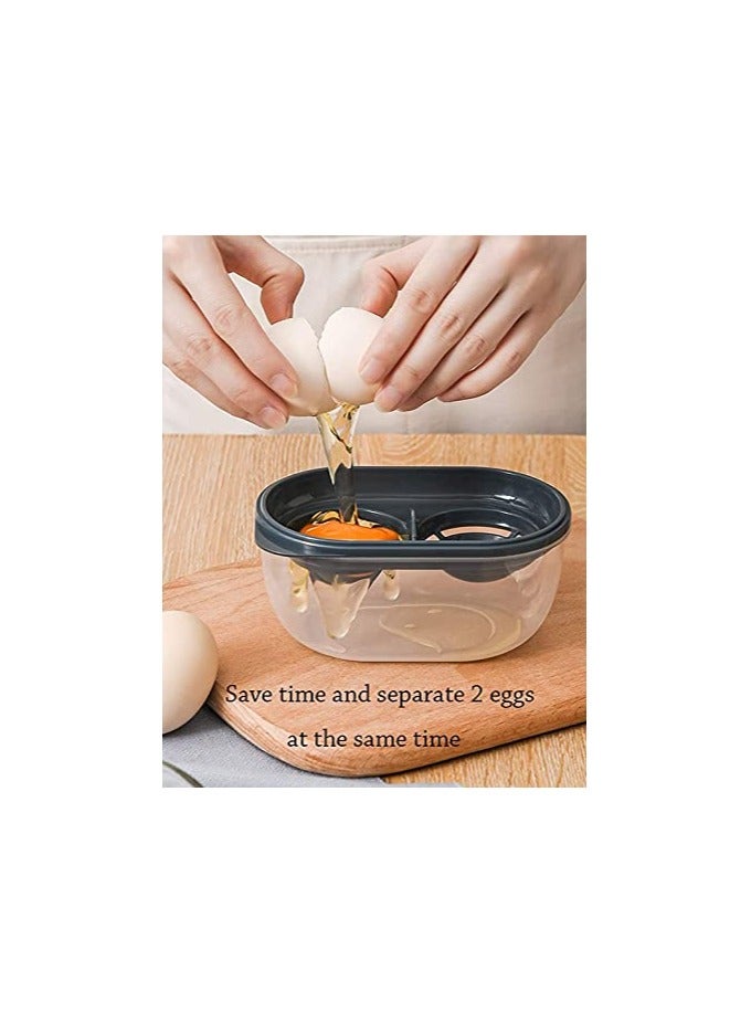 erorex Egg White Separator Yolk Filter Storage Box Food Grade Kitchen Gadgets Egg Separator Cooking Tool Extractor Baking Tools - Image 2