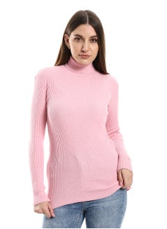 Womens High Neck Wool Shirt