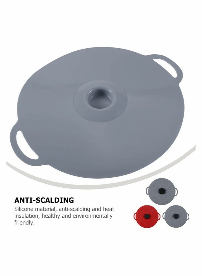 3 Pcs Silicone Pot Covers Bowl Pans Round Food Universal Lid Replacement Kitchen Utensils for Skillet Pots Cookware - Image 5