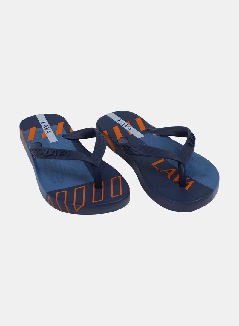 Exit Girls Rubber Slippers – Navy - Image 1