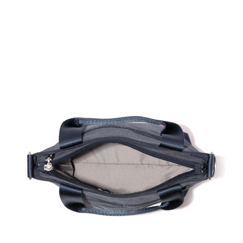 Baggallini Mini Carryall Tote Bag - Women's Crossbody Handbags with Top Handles - Small Tote Bag Cross Body Purse - Image 3