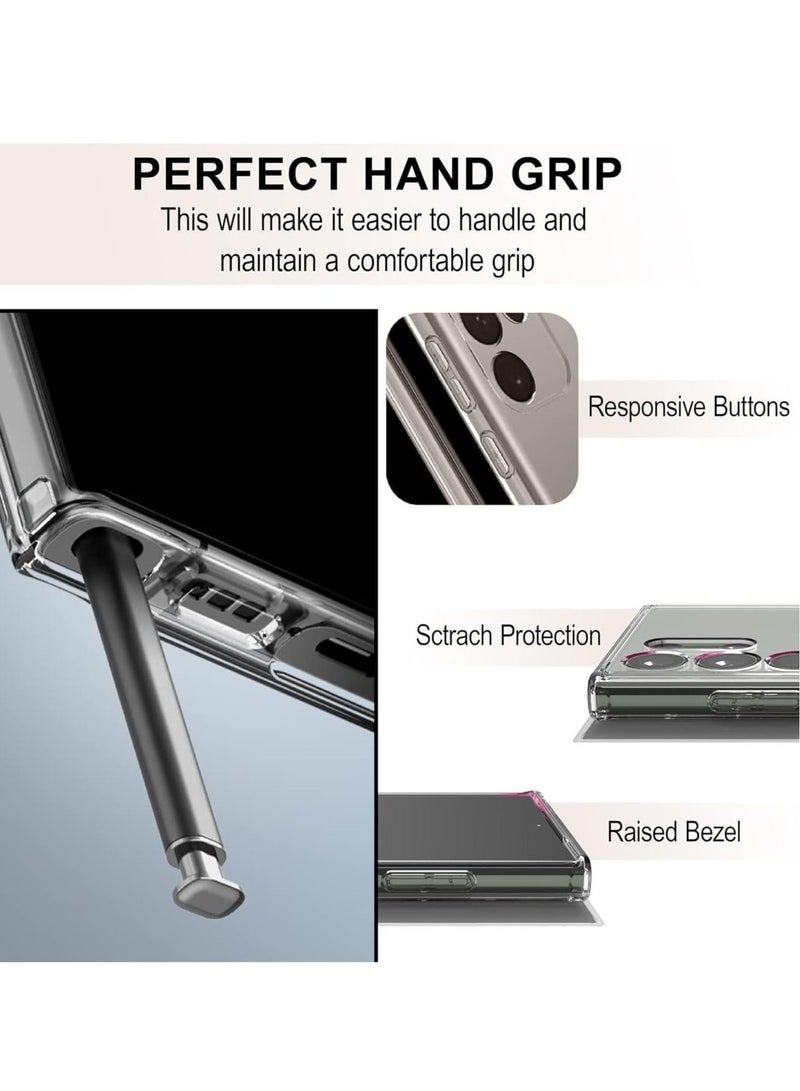 ELTRAZONE غطاء حماية سامسونج جالاكسي S25 ألترا – غطاء مقاوم للخدوش وصدمات مع طلاء مضاد لبصمات الأصابع | حماية كاملة للجسم، غطاء TPU نحيف وخفيف لجهاز سامسونج جالاكسي S25 ألترا 6.9 بوصة (طراز 2024) - Image 5