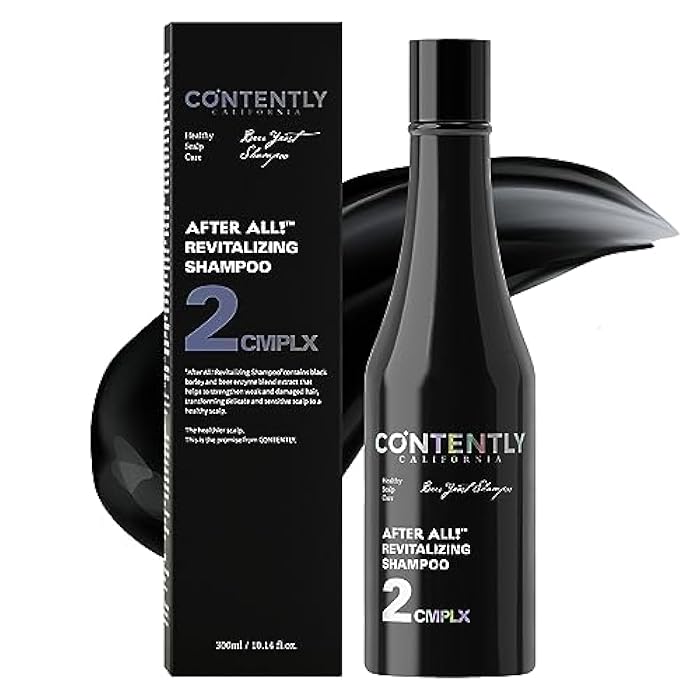 Contently Biotin Thickening Shampoo｜For Dry Scalp & Thinning Hair｜Purifying Shampoo To Repair & Strengthen Scalp｜Sulfate & Silicone Free 10.14 fl.oz - Image 1