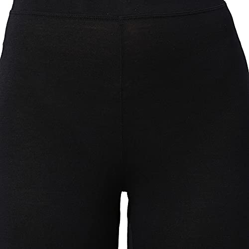 Enamor Women's Thermal Legging with Sweat Wicking and Antimicrobial Finish Slim Bottom (TH03_Black_S)-TH03-BLACK-S - Image 5