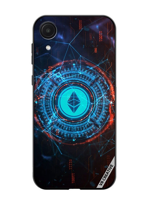Protective Case Cover For Samsung Galaxy A03 Core Ethereum Design Multicolour