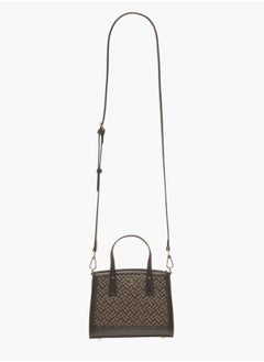 Flora Bella By Shoexpress Women Monogram Tote Bag with Zip Closure  - Image 2