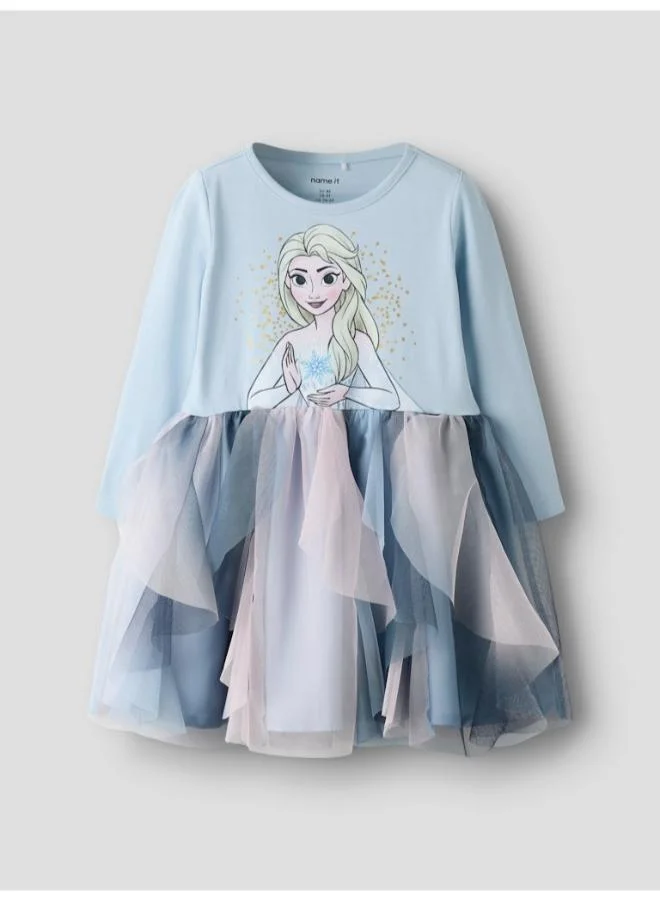 Name It  Kids Frozen Long Sleeve Tulle Midi Dress for Women | Best Price UAE