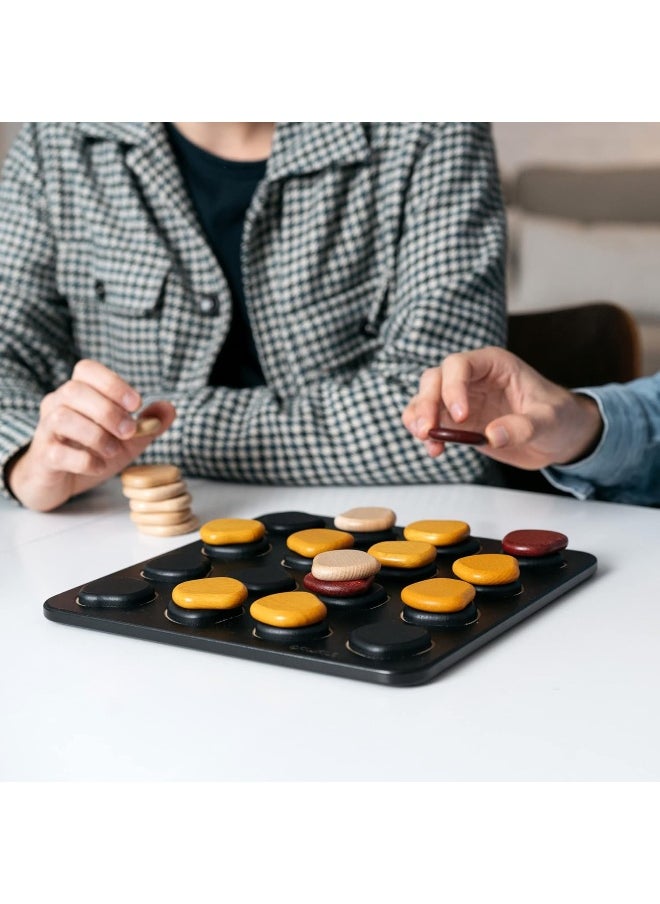 Gigamic Qawale | Abstract Strategy Game for Adults and Families | Ages 8+ | 2 Players | 15 Minutes