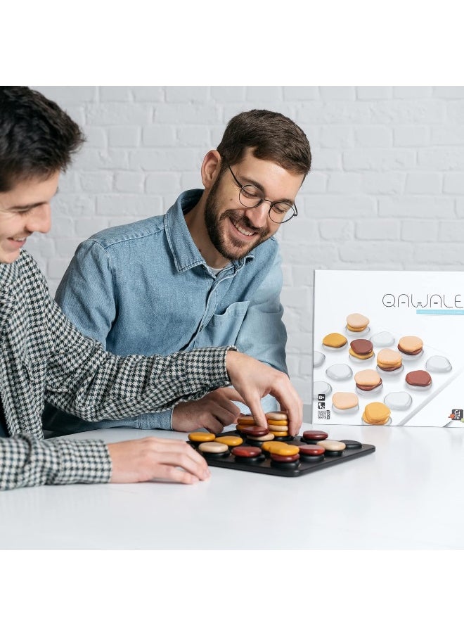 Gigamic Qawale | Abstract Strategy Game for Adults and Families | Ages 8+ | 2 Players | 15 Minutes