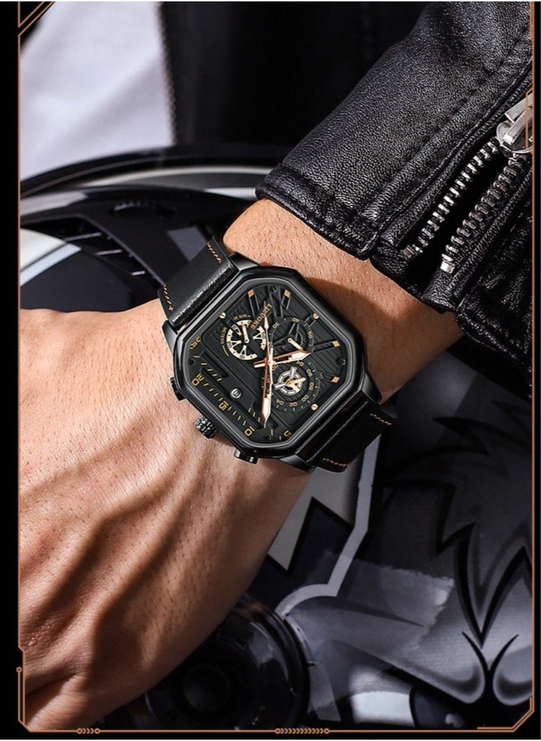 Men's Fashionable Multifunctional Three-Dimensional Waterproof Quartz Watch - pzsku/Z32374D4A831F0A8F90C0Z/45/_/1738742045/a83e6233-9145-4516-adb0-d72acadf58ce