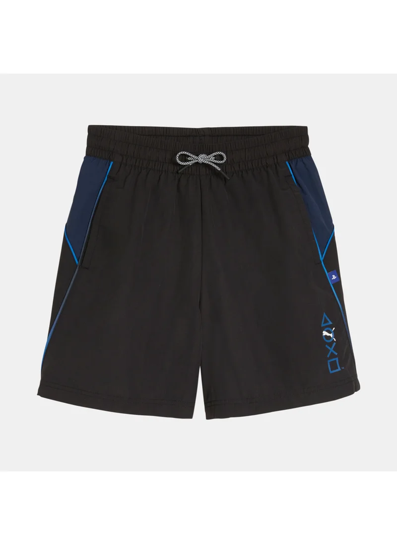 PUMA Kids' x PlayStation Woven Shorts