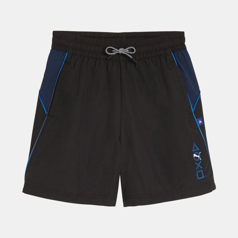 PUMA Kids' x PlayStation Woven Shorts - Image 1
