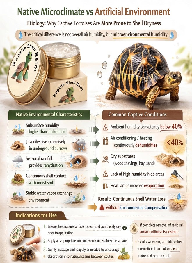 RONDURE 2.6 Oz Tortoise Shell Balm - Professional Dry, Cracked & Dull Shell Care Ointment & Conditioner for Sulcata, Russian & Hermann Tortoises - Natural Wax & Lanolin Formula - Image 3