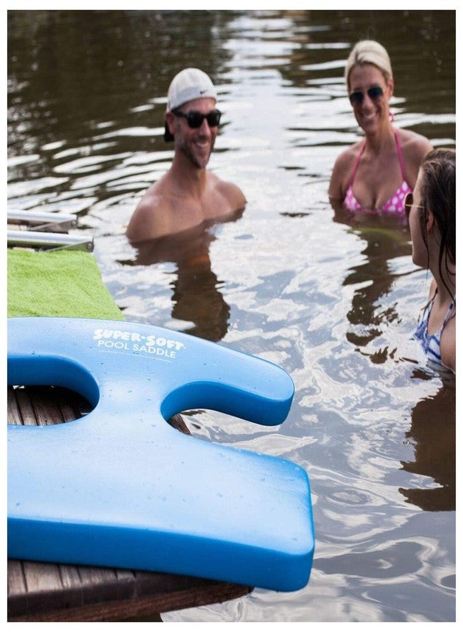 TRC Recreation Super Soft Foam Water Saddle Pool Float for Adults and Kids, Lounger for Swimming Pool, Lake, River and Beach Essentials, Bahama Blue - Image 2
