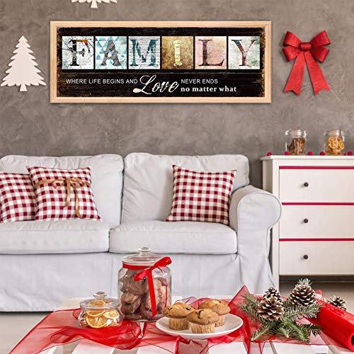 YALKIN Diamond Painting Kits for Adults, Family Diamond Art(31.5x11.8inches) Full Drill Crystal Rhinestone Embroidery Pictures, Wall Decor Stress and Anxiety Relief, Family Diamond Painting - Image 5