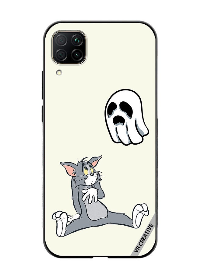 VR CREATIVE Protective Case Cover For Huawei Nova 7i/P40 Lite Tom Scared Design Multicolour - Image 1