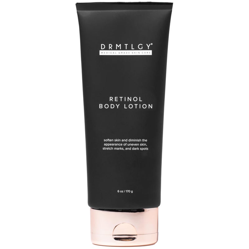DRMTLGY Retinol Body Lotion â€“ Firming Anti-Aging Body Cream for Crepey Skin, Stretch Marks & Sun-Damaged Skin â€“ Hydrating Retinol Lotion with Ceramides & Shea Butter - Image 1